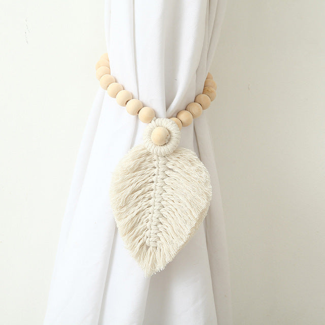 Macrame Curtain Tieback Rope