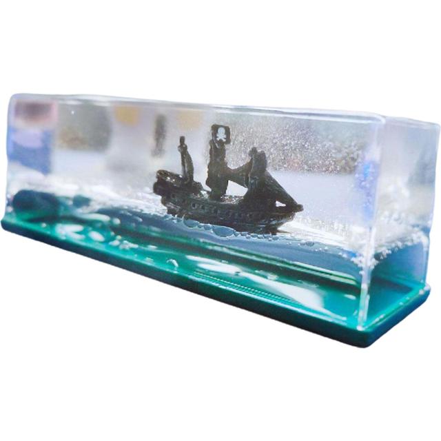 Drifting Ship Bottle
