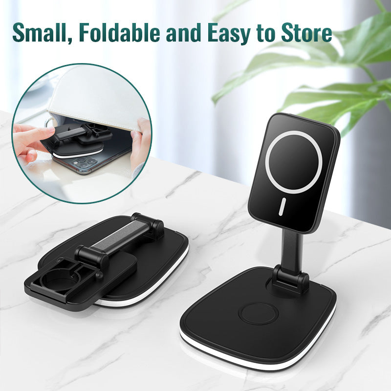 Magnetic Convenience 2-1 G-Folding Wireless Charger