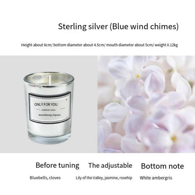 Romantic Floral Smokeless Candle