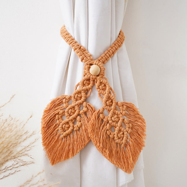 Macrame Curtain Tieback Rope