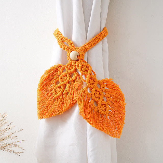 Macrame Curtain Tieback Rope