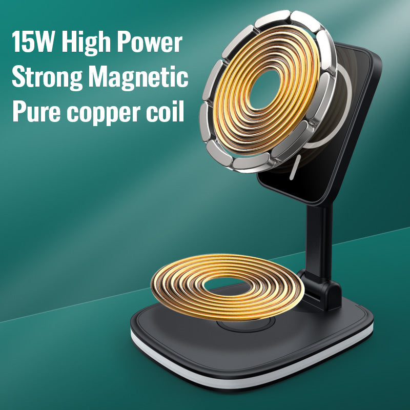 Magnetic Convenience 2-1 G-Folding Wireless Charger