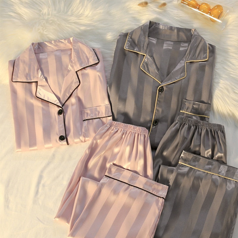 ELITE' Luxury Silk Pyjama Sets - Women's / Men's.