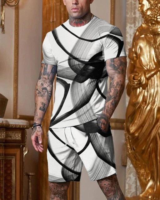 Casual Gym T-shirt + Shorts Set