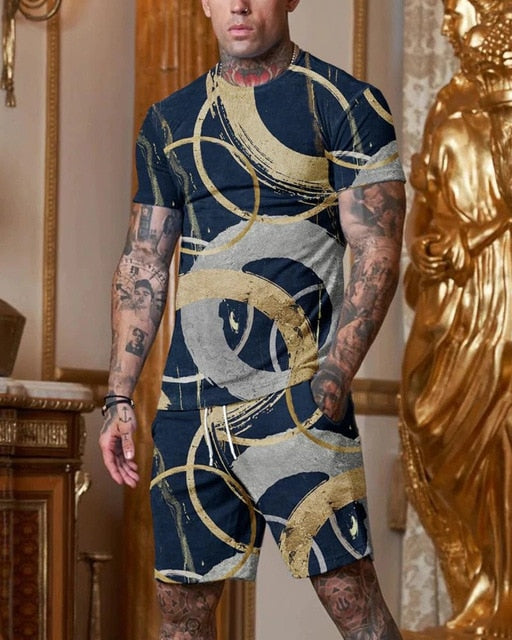 Casual Gym T-shirt + Shorts Set