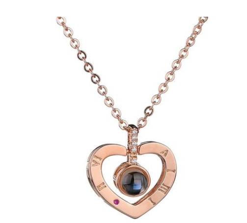 Projection "Love" necklace