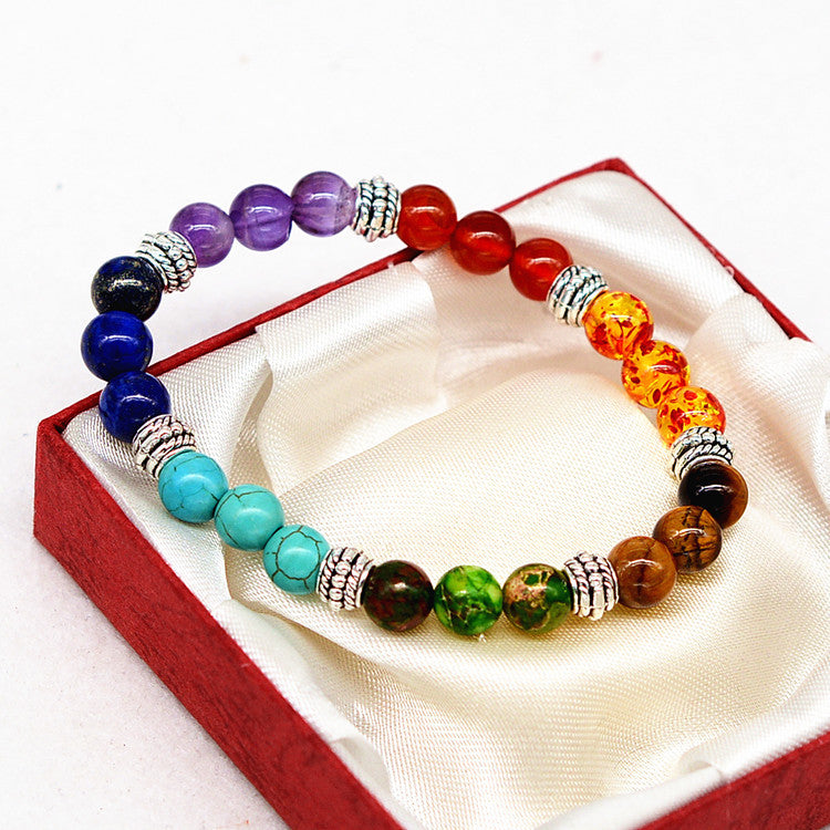 Chakra Healing Crystals Bracelet
