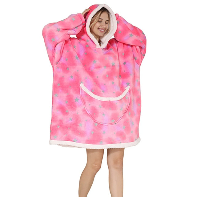 Oversized Cartoon Cosy Hoodie