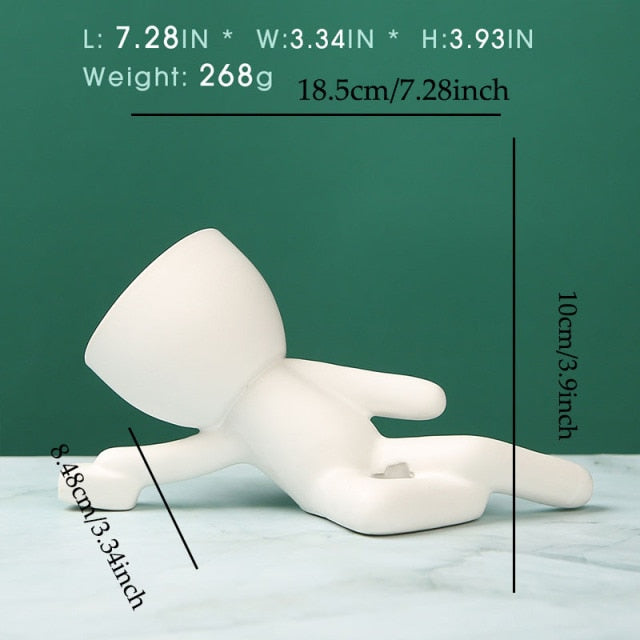 Ceramics Little People Art Flower Pots