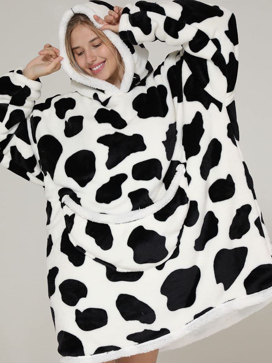 Oversized Cartoon Cosy Hoodie