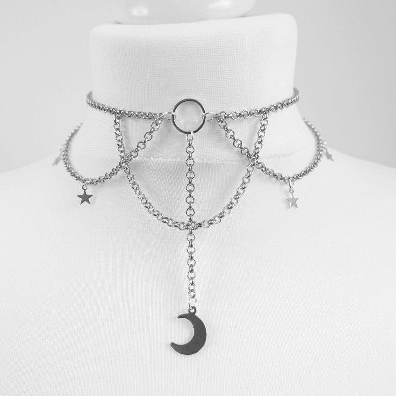 Black Crescent Chokers