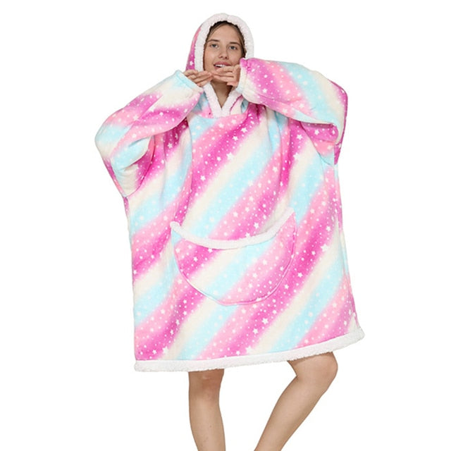 Oversized Cartoon Cosy Hoodie