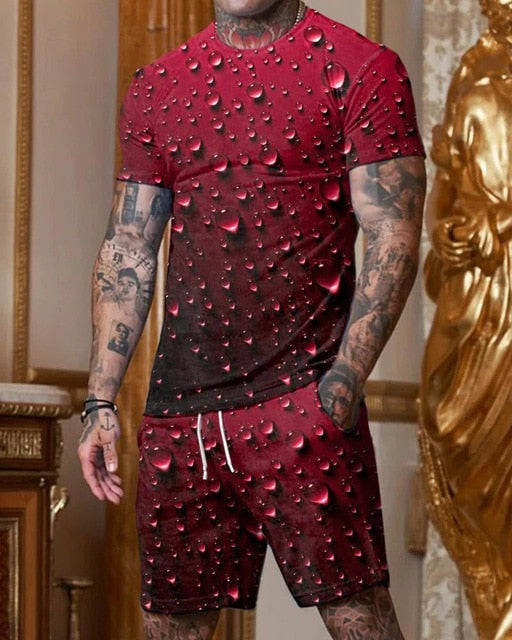 Casual Gym T-shirt + Shorts Set