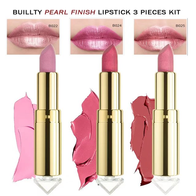 The '21' Collection Lipstick Glitter Pearl, Soft Matte, Lipstick Sets.