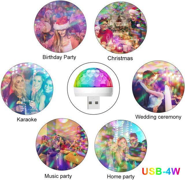 Mag-Auto rotating disco light