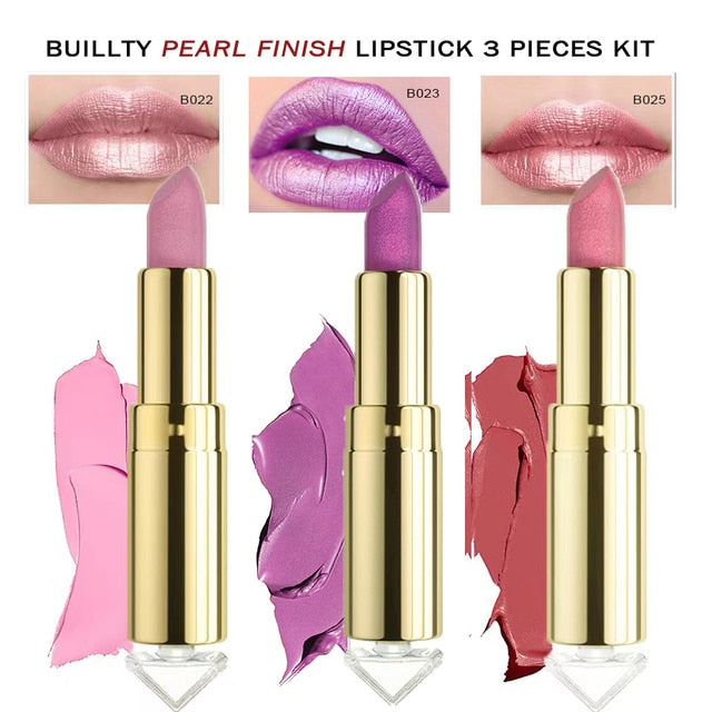 The '21' Collection Lipstick Glitter Pearl, Soft Matte, Lipstick Sets.