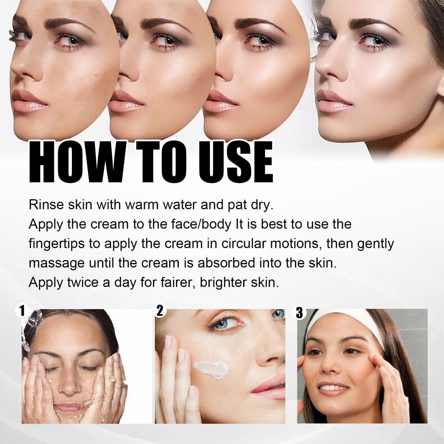 Whitening Melanin Brightening / Anti-Ageing Cream