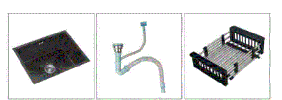 Black Steel Kitchen Sink