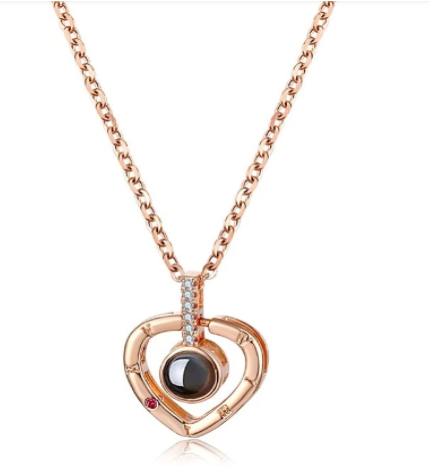 Projection "Love" necklace