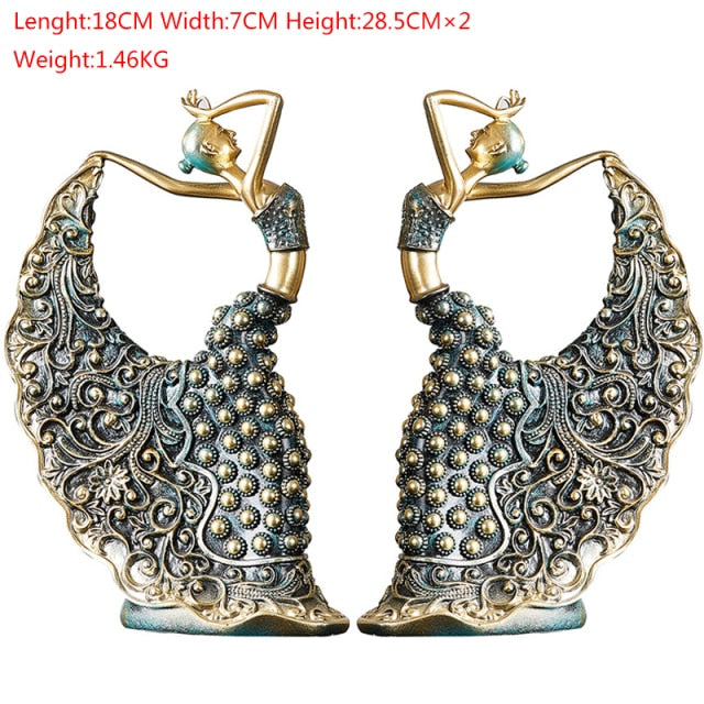 Resin Art Girl Dancing Models