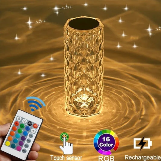 LED Crystal Touch Design Lamp
