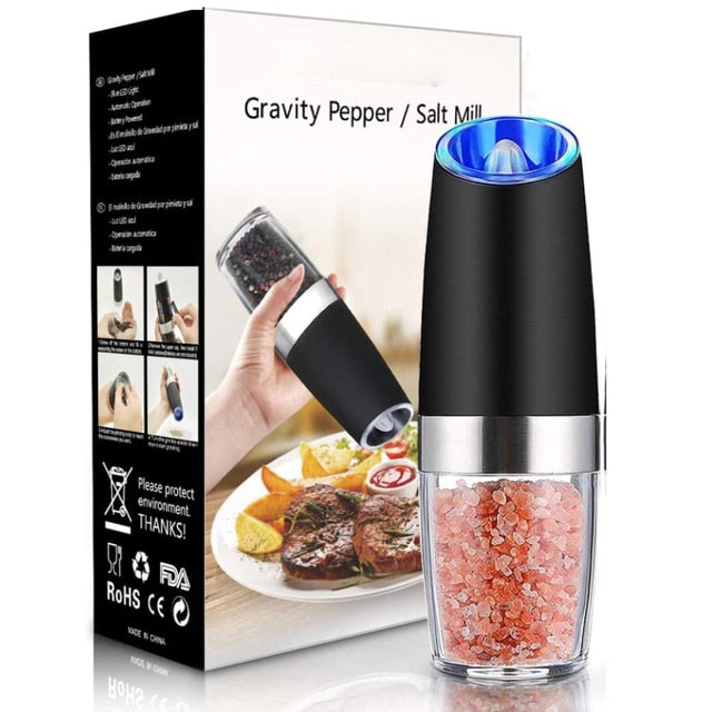 Electric Pepper & Salt Mill Set
