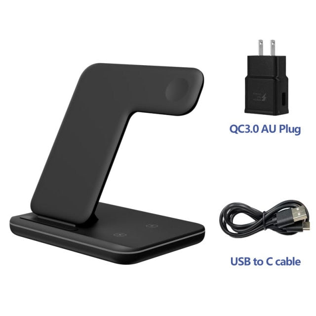 Wireless Charging Stand For Apple Watch And Apple phone + Android
