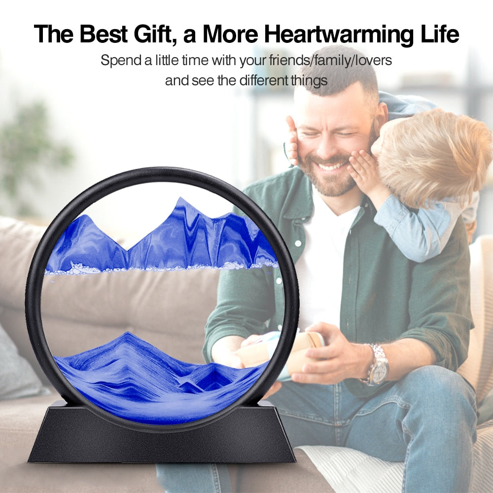 In Motion Hourglass Deep Sea Sandscape