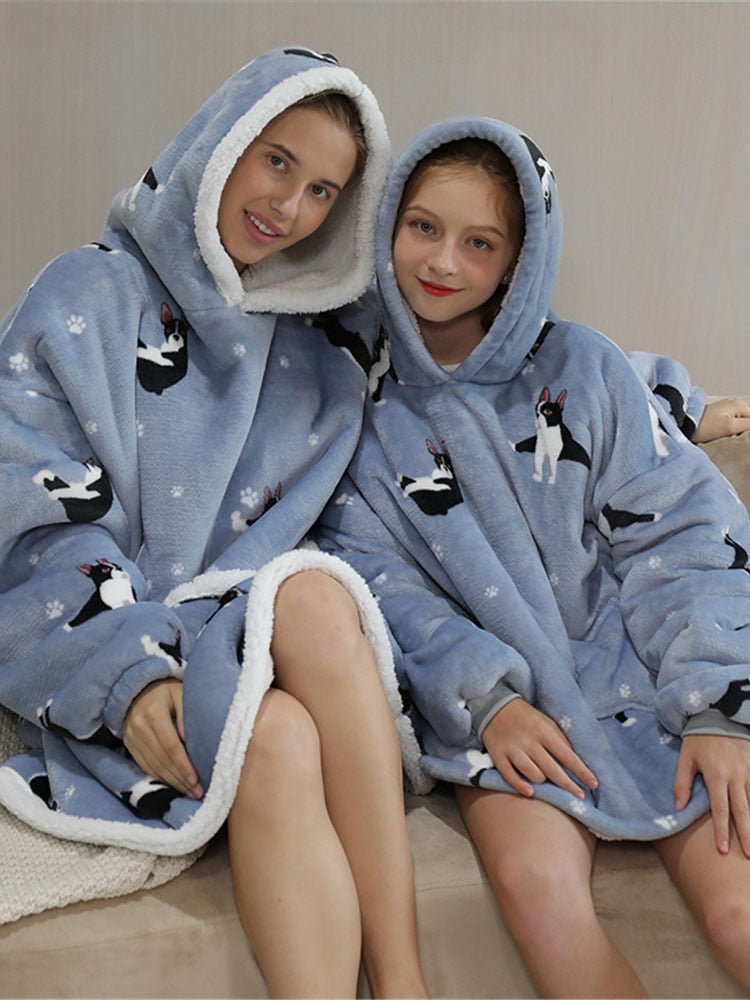 Oversized Cartoon Cosy Hoodie