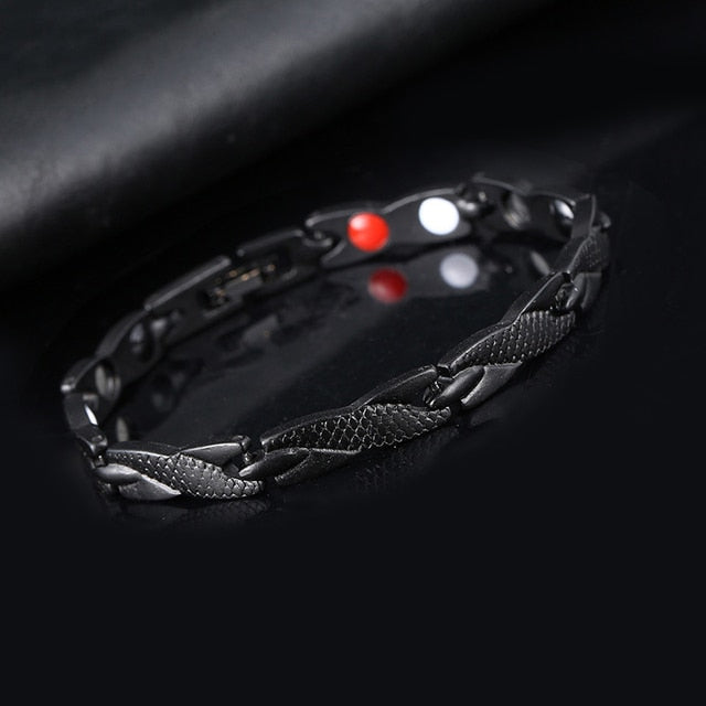 Weight loss bracelet hematite beads therapy bracelet for Men / Women