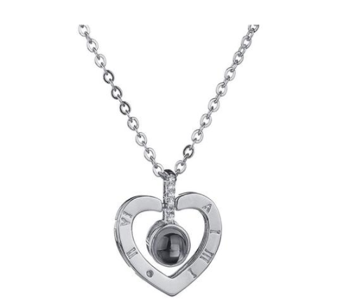 Projection "Love" necklace
