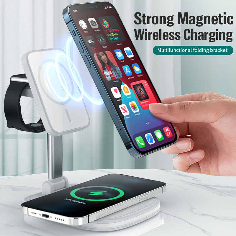 Magnetic Convenience 2-1 G-Folding Wireless Charger