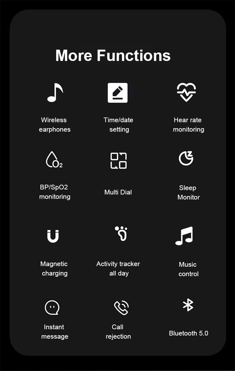 TWS Smart Watch and Bluetooth Headset