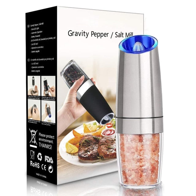 Electric Pepper & Salt Mill Set