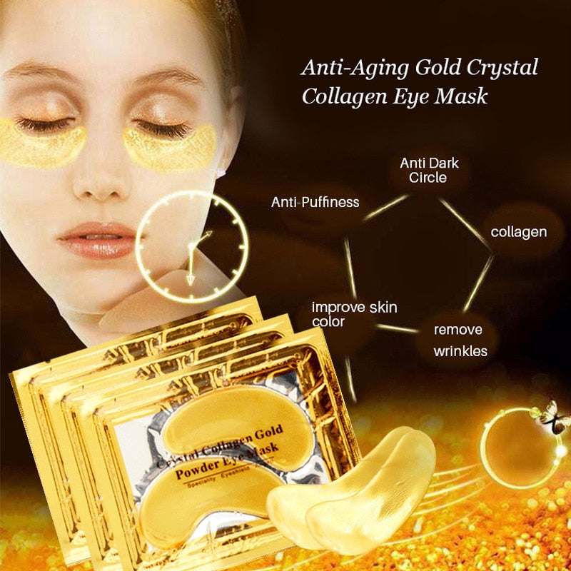 Radiant Gold Collagen Eye Patches - 100 pack's