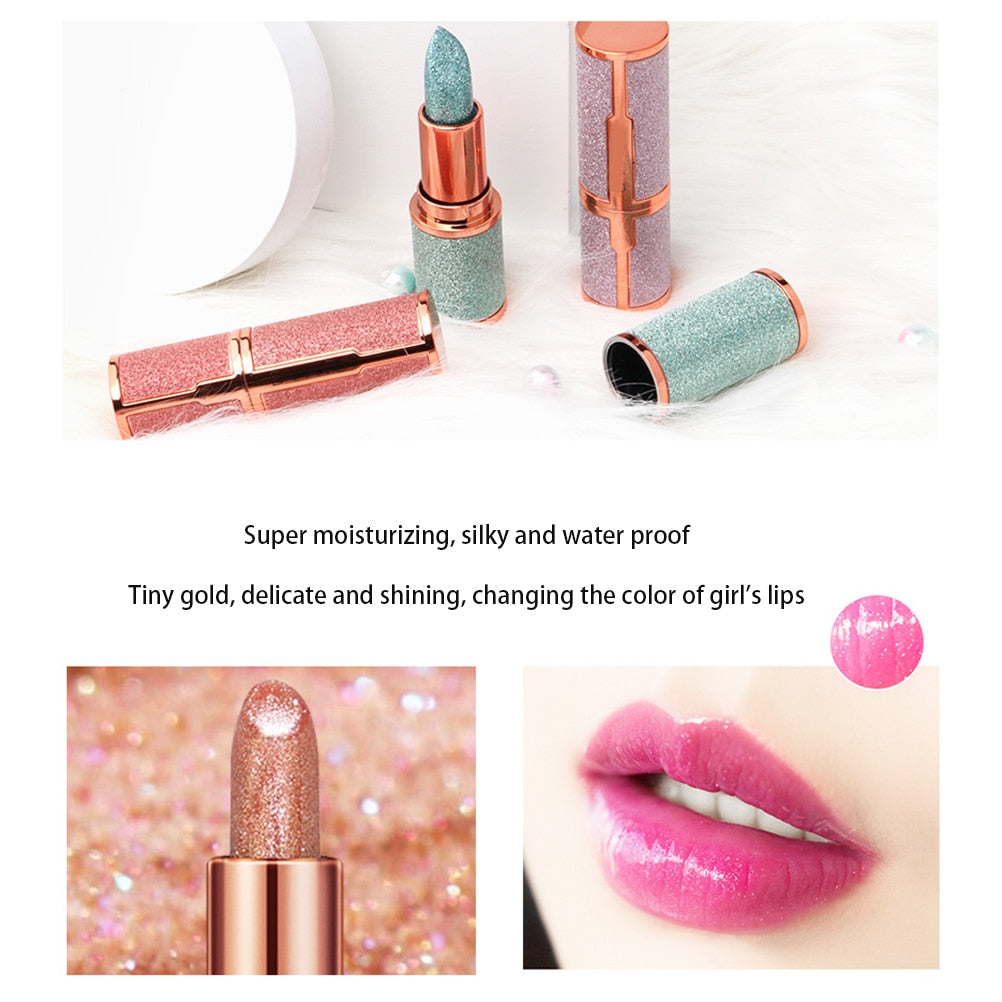 Long-lasting colour changing luxury waterproof lipstick
