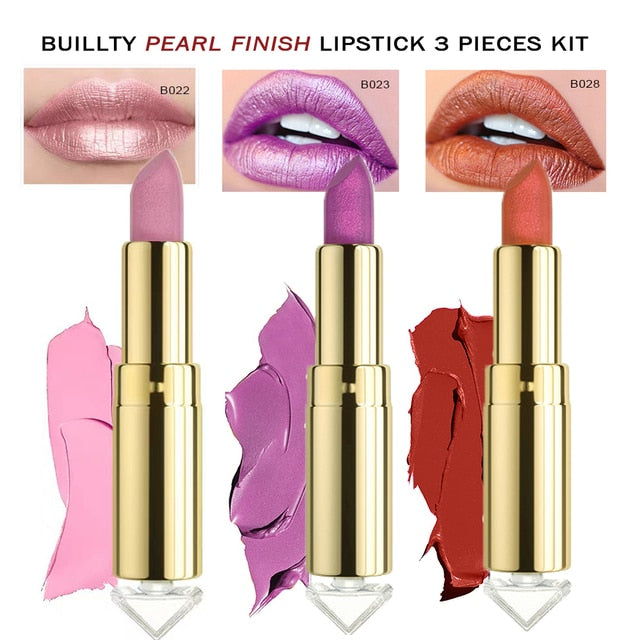 The '21' Collection Lipstick Glitter Pearl, Soft Matte, Lipstick Sets.