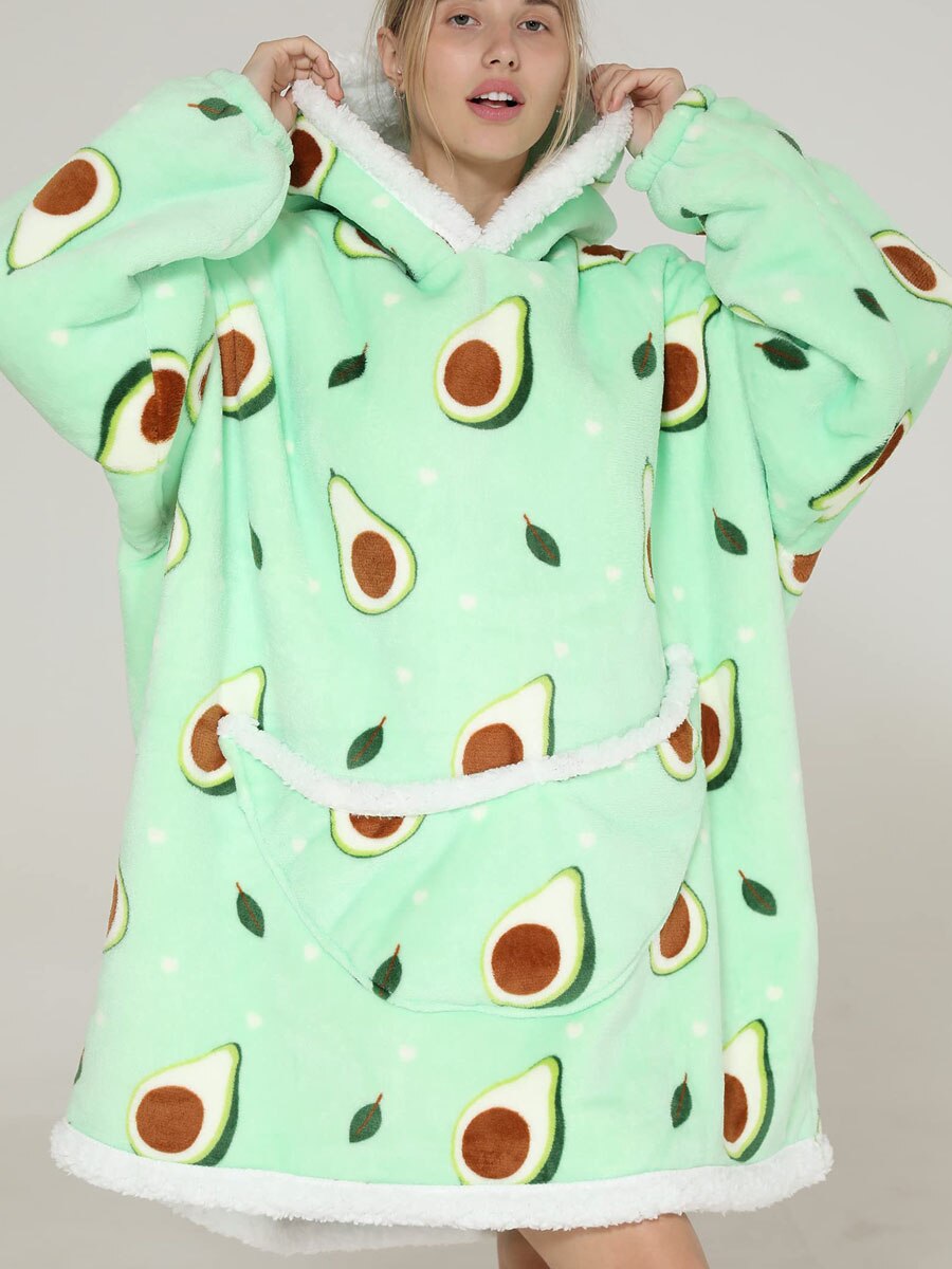 Oversized Cartoon Cosy Hoodie