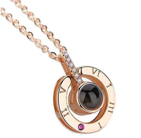 Projection "Love" necklace