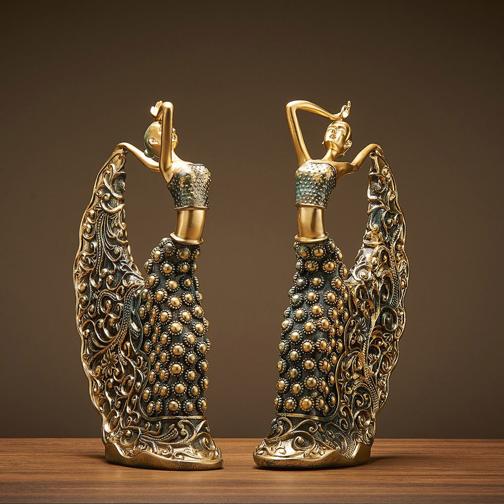 Resin Art Girl Dancing Models