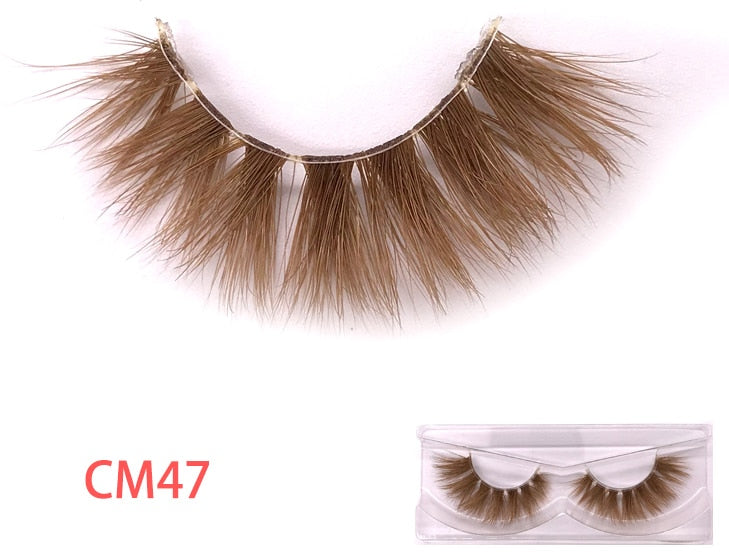 Luxury Mink eyelash in different colours