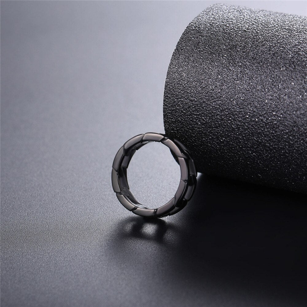 Cuban Link Chain Ring