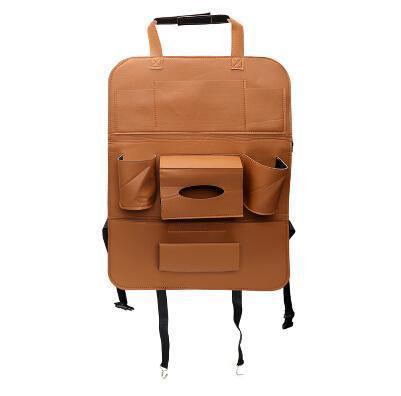 Premium Leather Car Seat Organizer