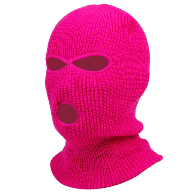 Thermal Insulated Balaclava - 3-Hole Design for Extreme Cold Weather Protection
