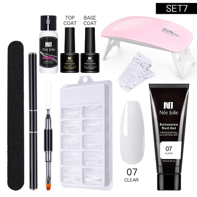 Poly UV Gel Nail Extension Sets