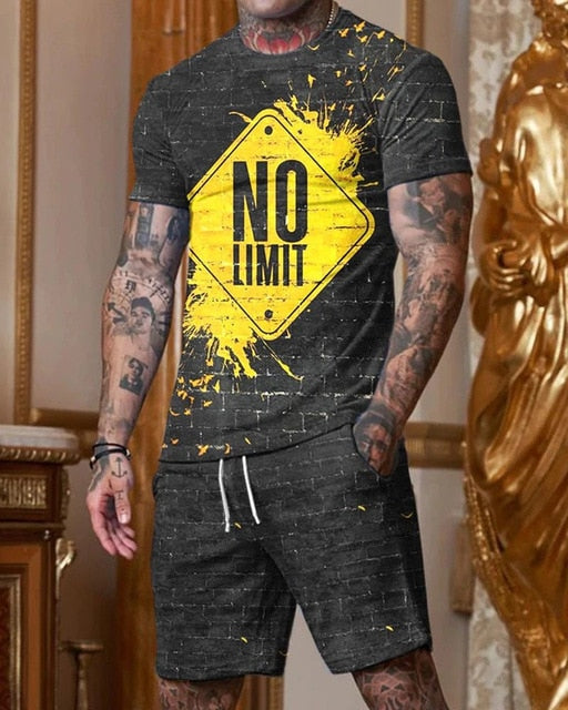 Casual Gym T-shirt + Shorts Set