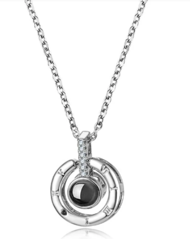 Projection "Love" necklace