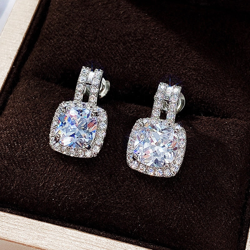 Cubic Zirconia Stud Earrings