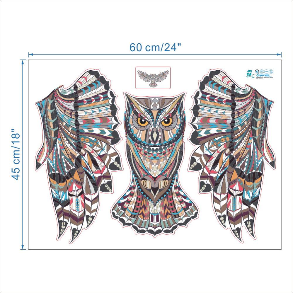 Elegant Owl Wall Sticker